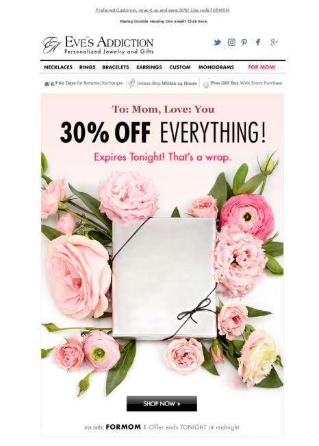 Eve's addiction coupon code 2018
